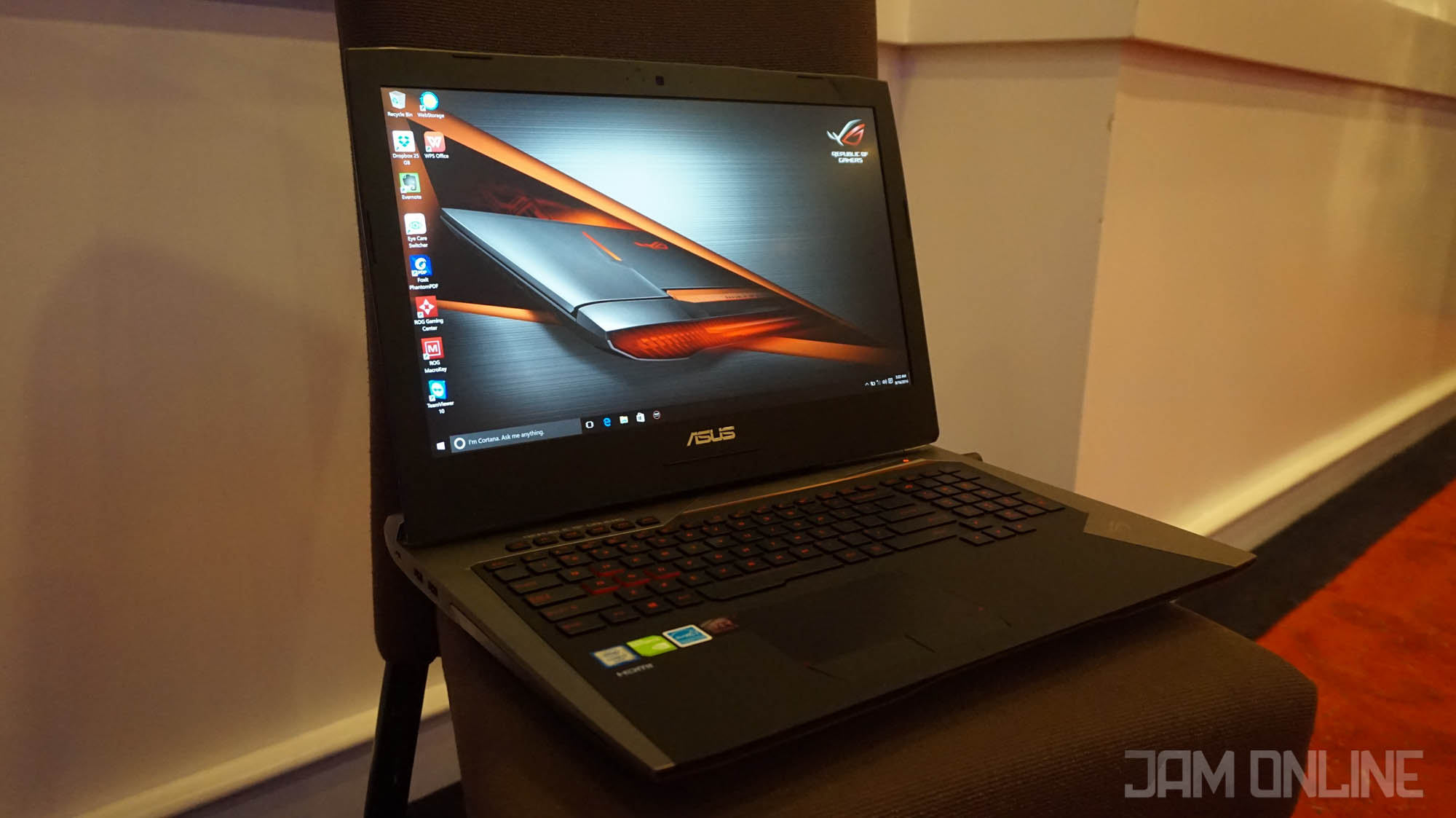 ASUS announced their first ROG laptops to run Nvidia Geforce GTX 10