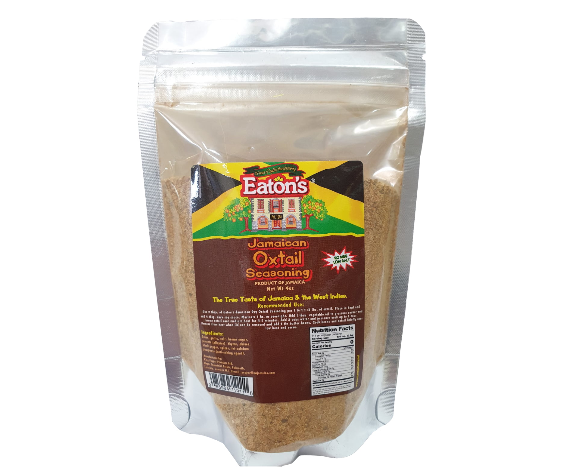 Eaton's Dry Oxtail Seasoning 4oz BB 21.06.24 JAMROC Connection