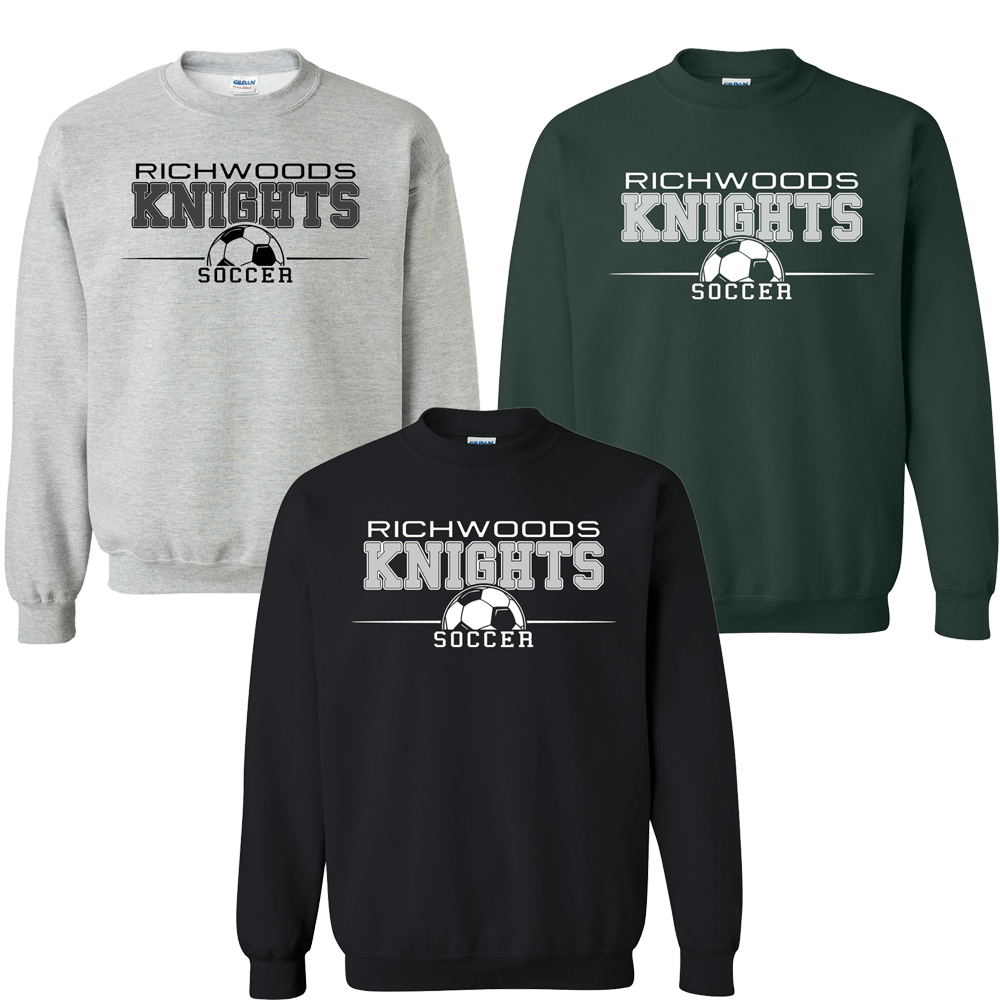 Gildan Dry Blend Crew Neck Sweatshirt JAM Screen Printing