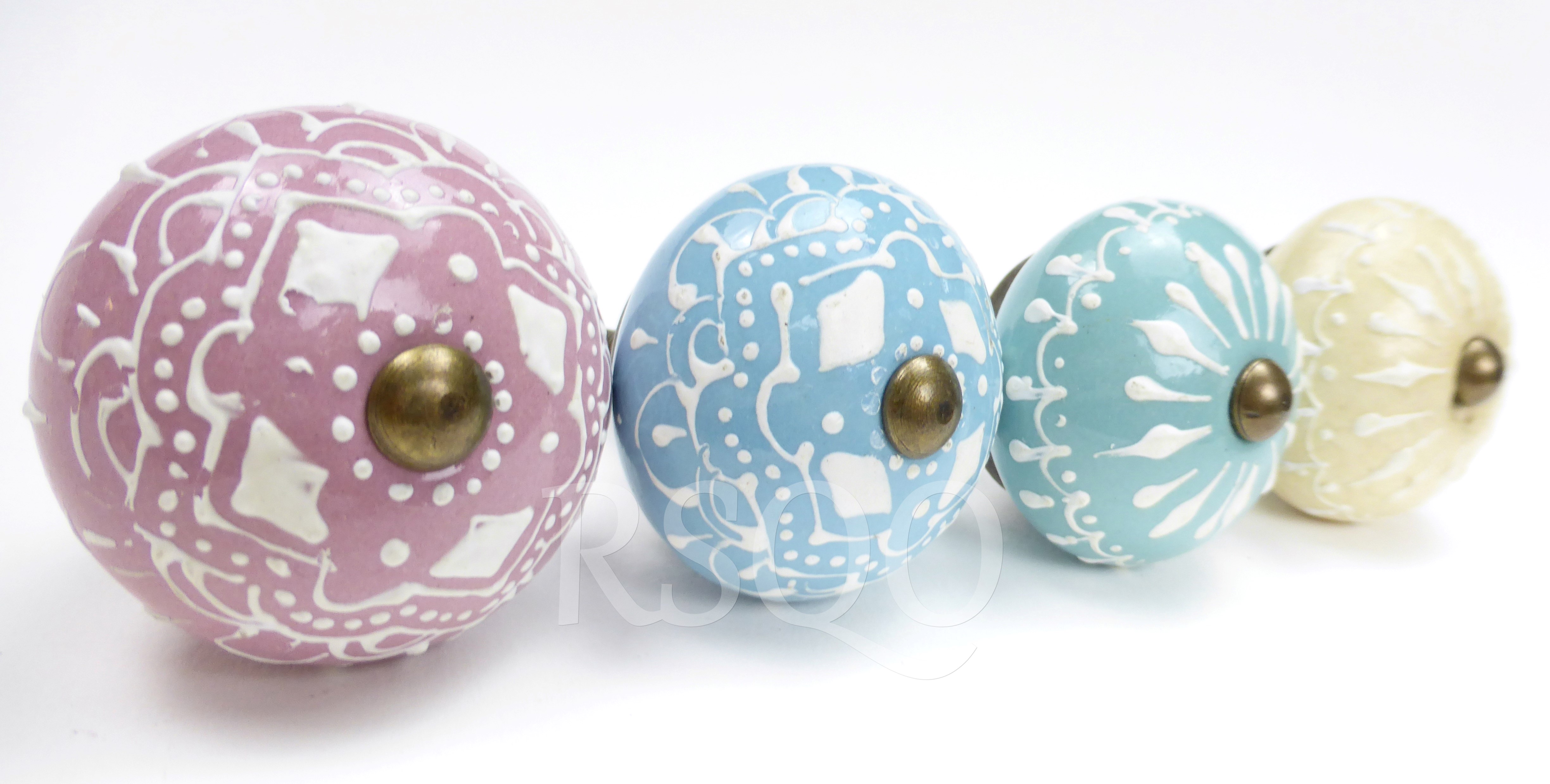 Colourful door knobs Door Knobs