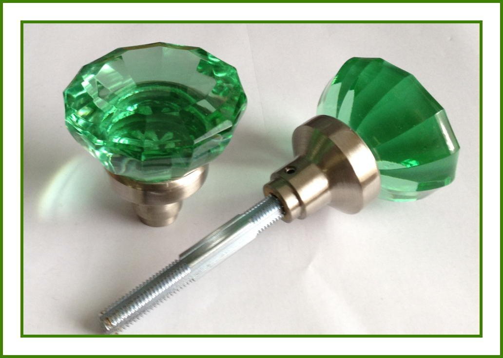 Green door knobs Door Knobs