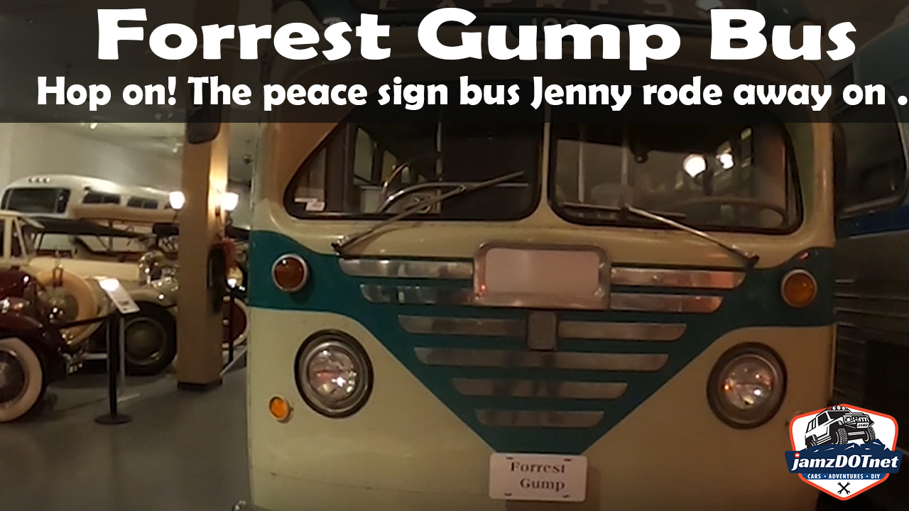 Forrest Gump Peace Sign Bus at the AACA Museum Jason Miller