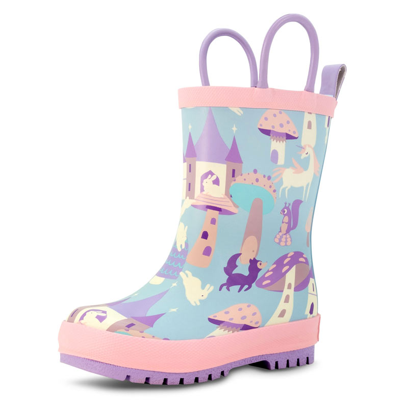 Kids Rubber Rain Boots Enchanted for Boys and Girls Jan & Jul