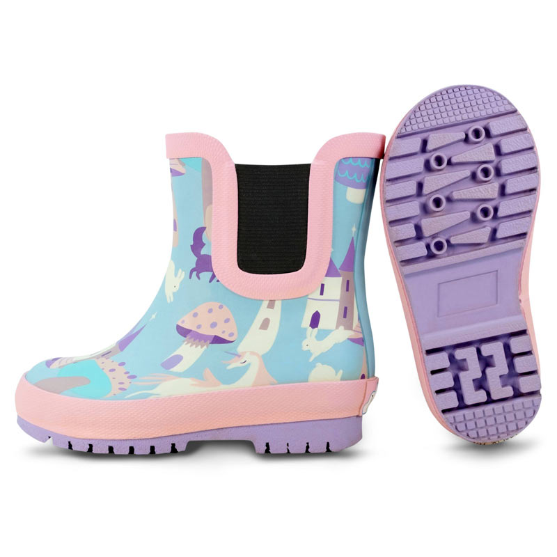 Kids Rubber Rain Boots Enchanted for Boys and Girls Jan & Jul