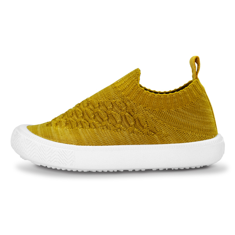 Kids Xplorer 3D Knit Shoes Mustard Jan & Jul