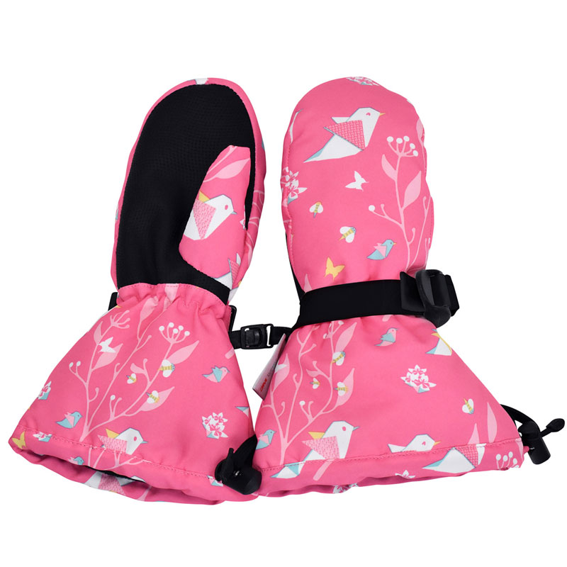 Kids Waterproof Mittens Origami Snow Mitts Jan & Jul