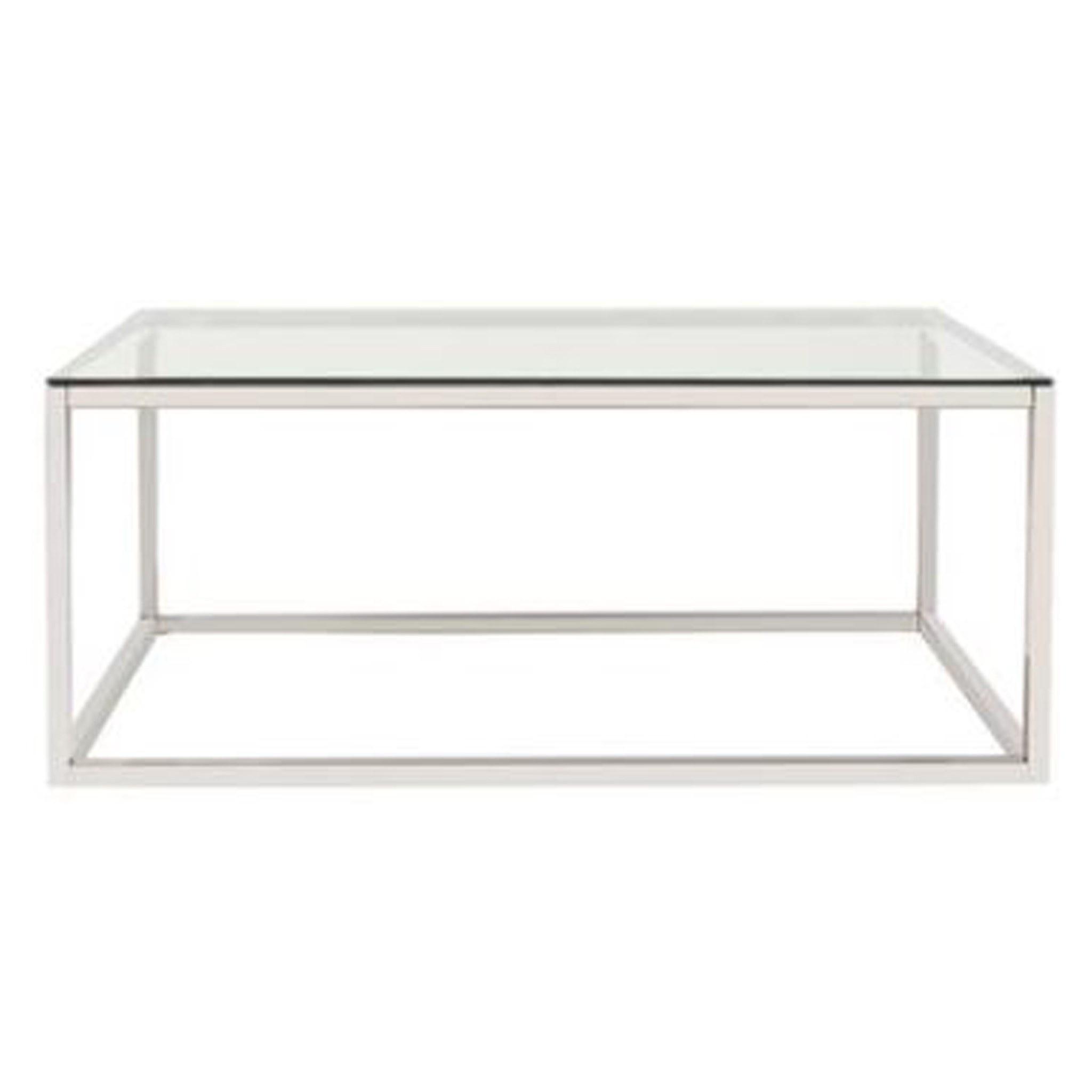 RECTANGULAR STAINLESS STEEL COFFEE TABLE Jana Ward Interiors