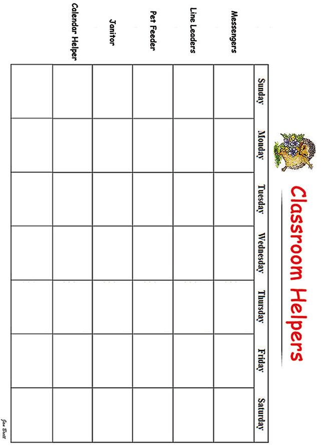 Classroom Helper Boy Certificate Template FREE Sample.
