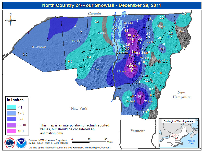 2nd holiday week storm drops another foot of snow on Northern Vermont