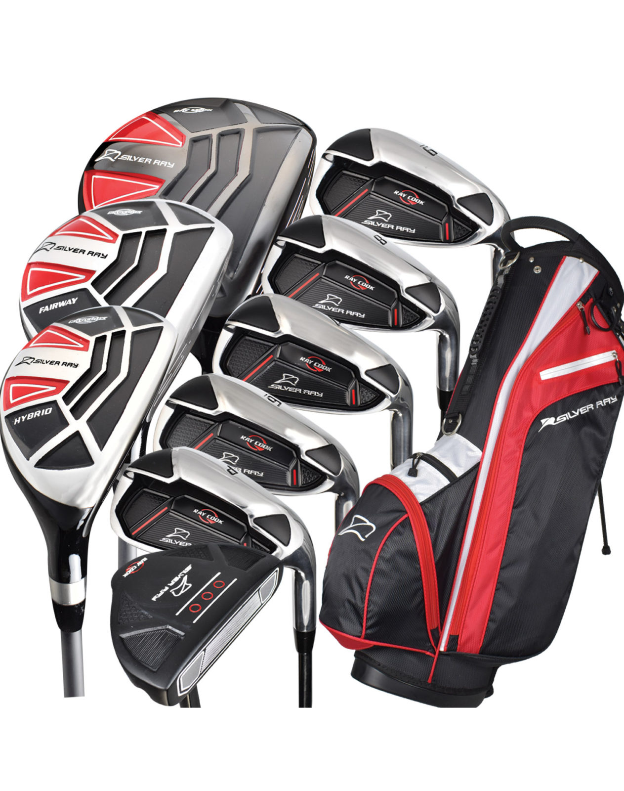 Ray Cook Silver Ray Mens Golf Club Package J&M Golf Inc.