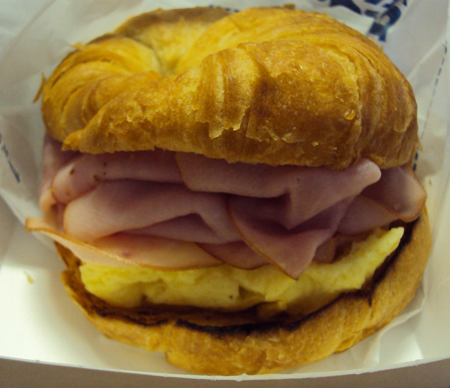 Burger King Ham And Cheese Croissant Burger Poster