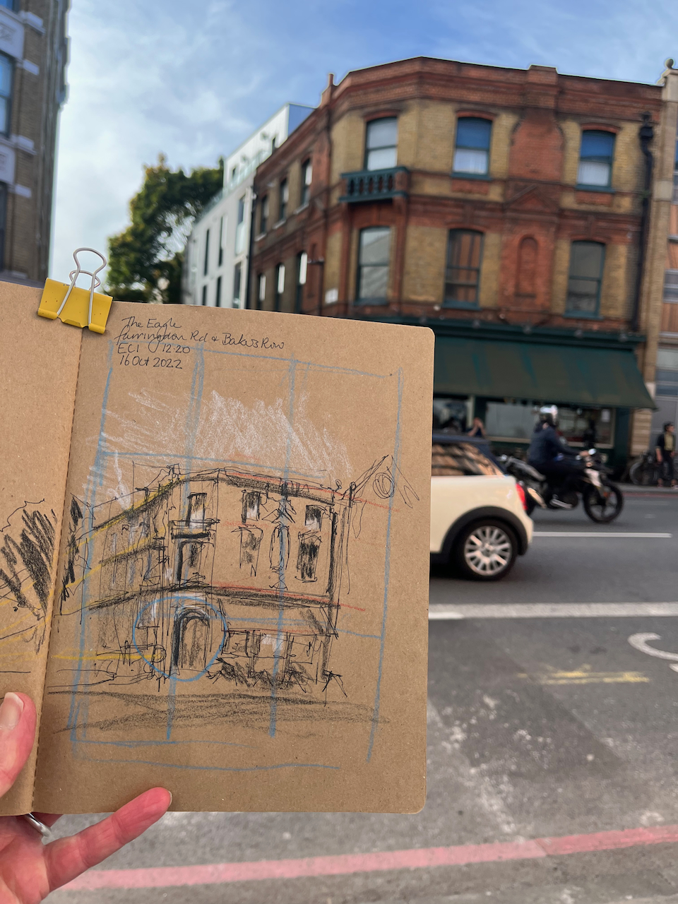 The Eagle, Farringdon Road, EC1 Jane Sketching