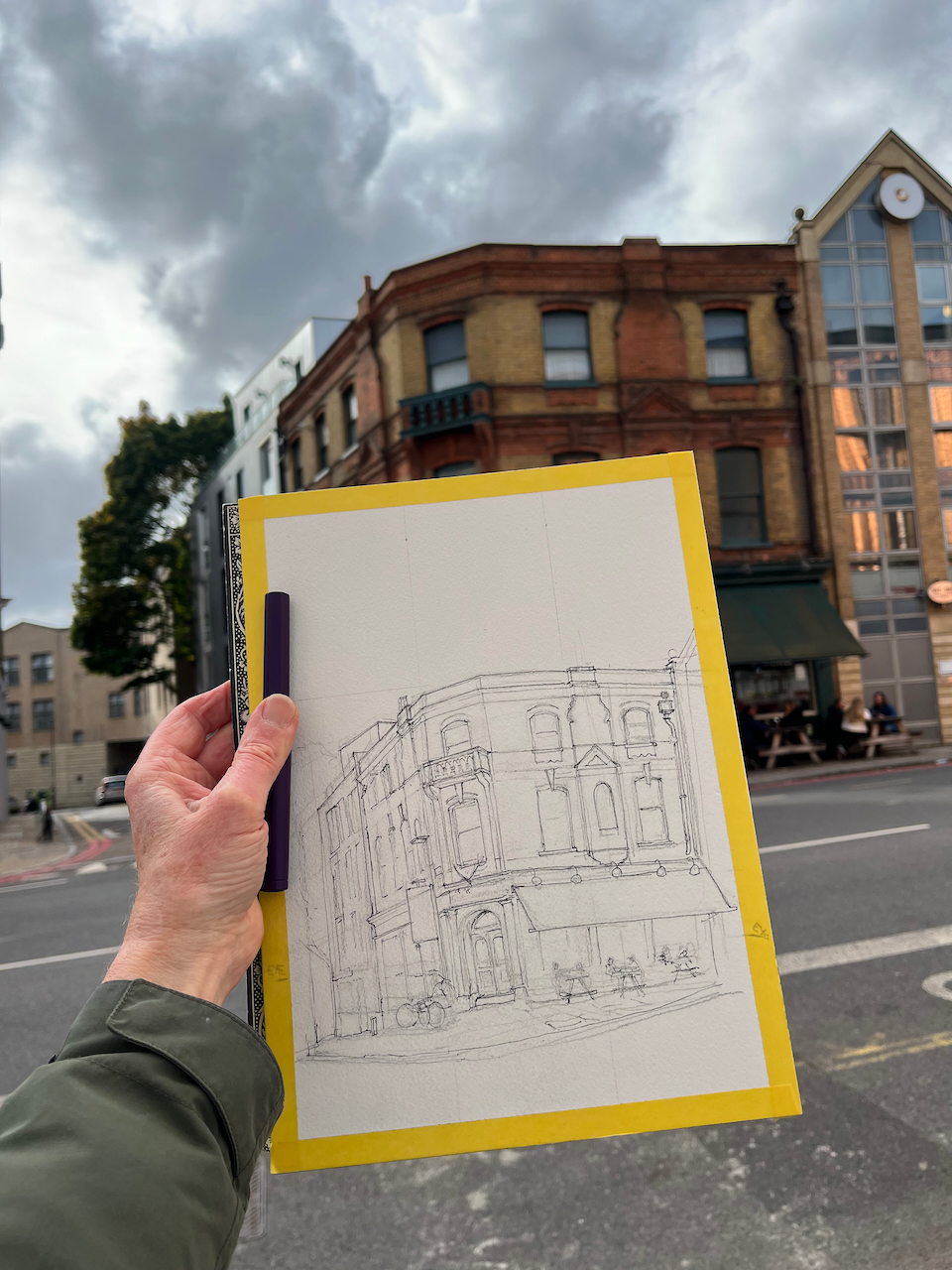 The Eagle, Farringdon Road, EC1 Jane Sketching