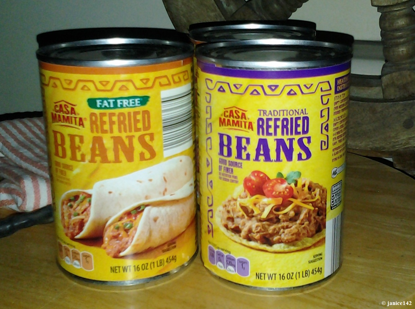 Book of Labels (refried beans recipe) article on janice142