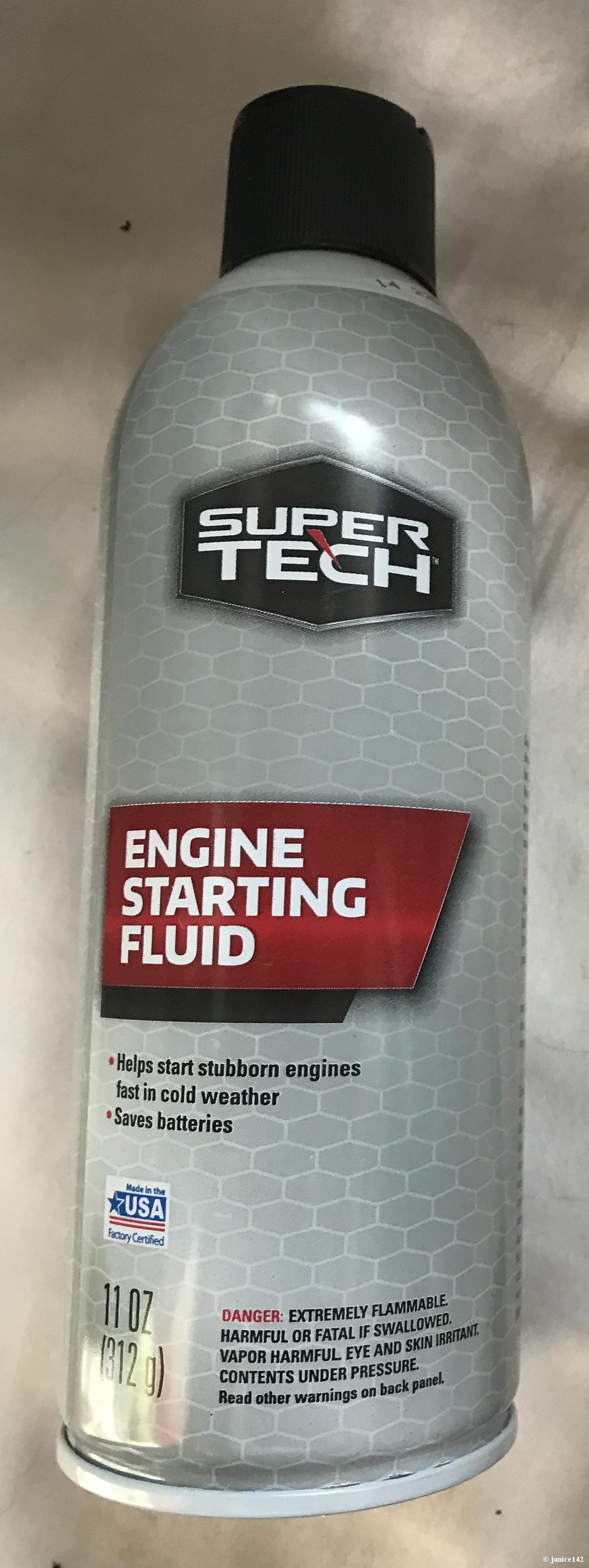 WD40 versus Starting Fluid on janice142