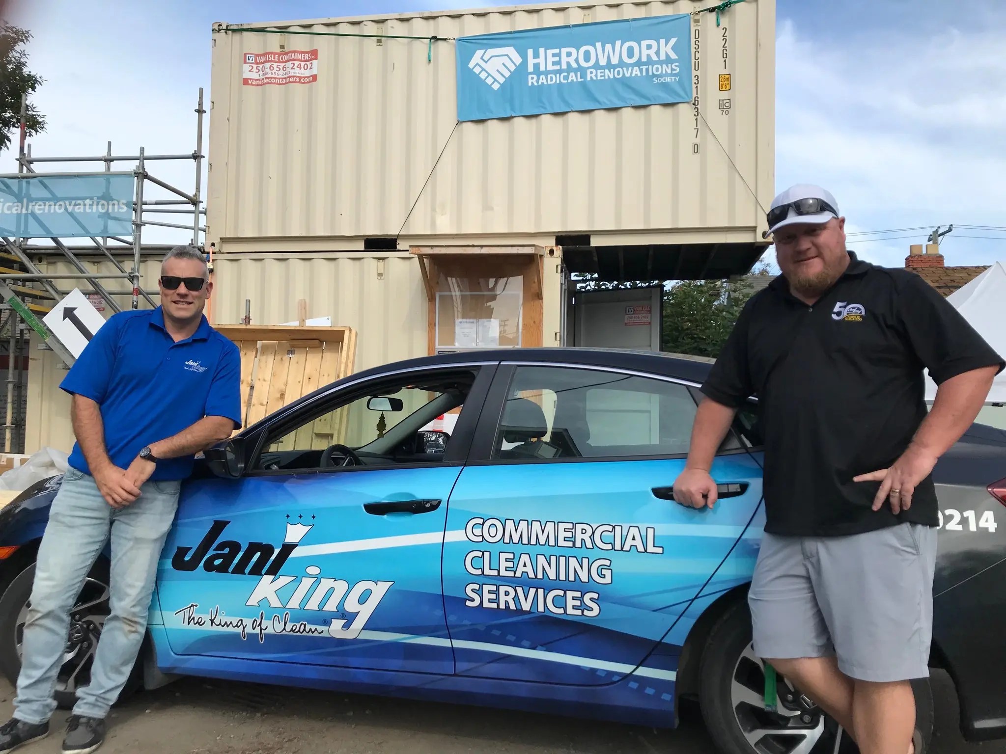 JaniKing of Vancouver Island Supports HeroWork Charity JaniKing