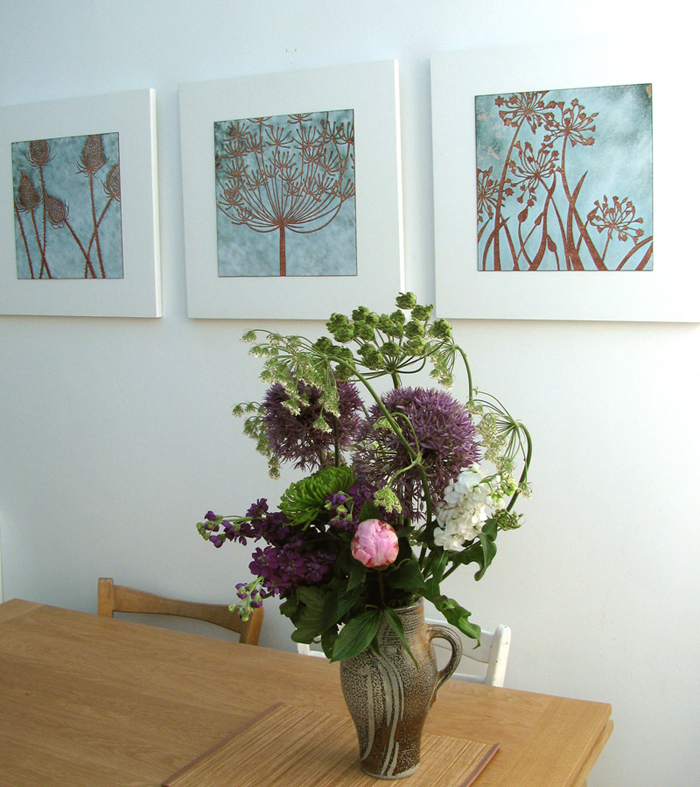 Janine Partington vitreous enamel artist