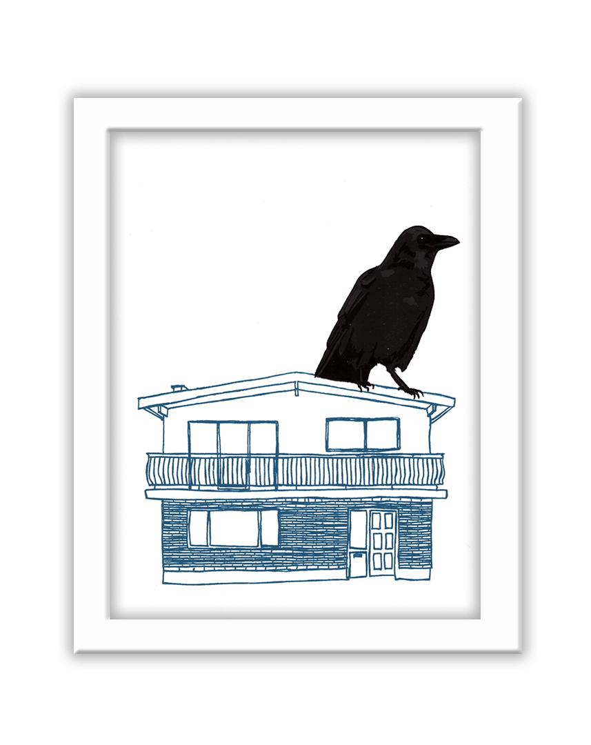 Crow Bird House Janine Schroedter