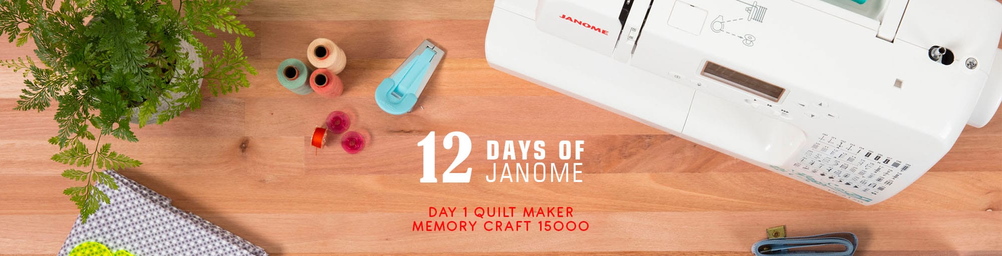 12 Days of Christmas Day 1 Quilt Maker Memory Craft 15000 Janome