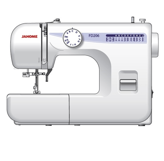 Janome FD206 Janome Suomi Ompelukoneiden ja tarvikkeiden verkkokauppa