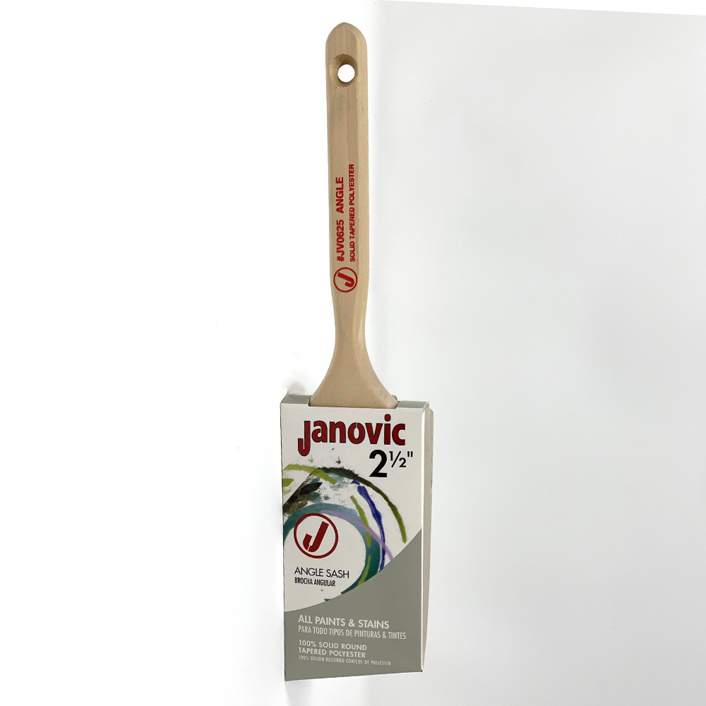 Janovic Angled Sash Solid Taper Brushes Janovic