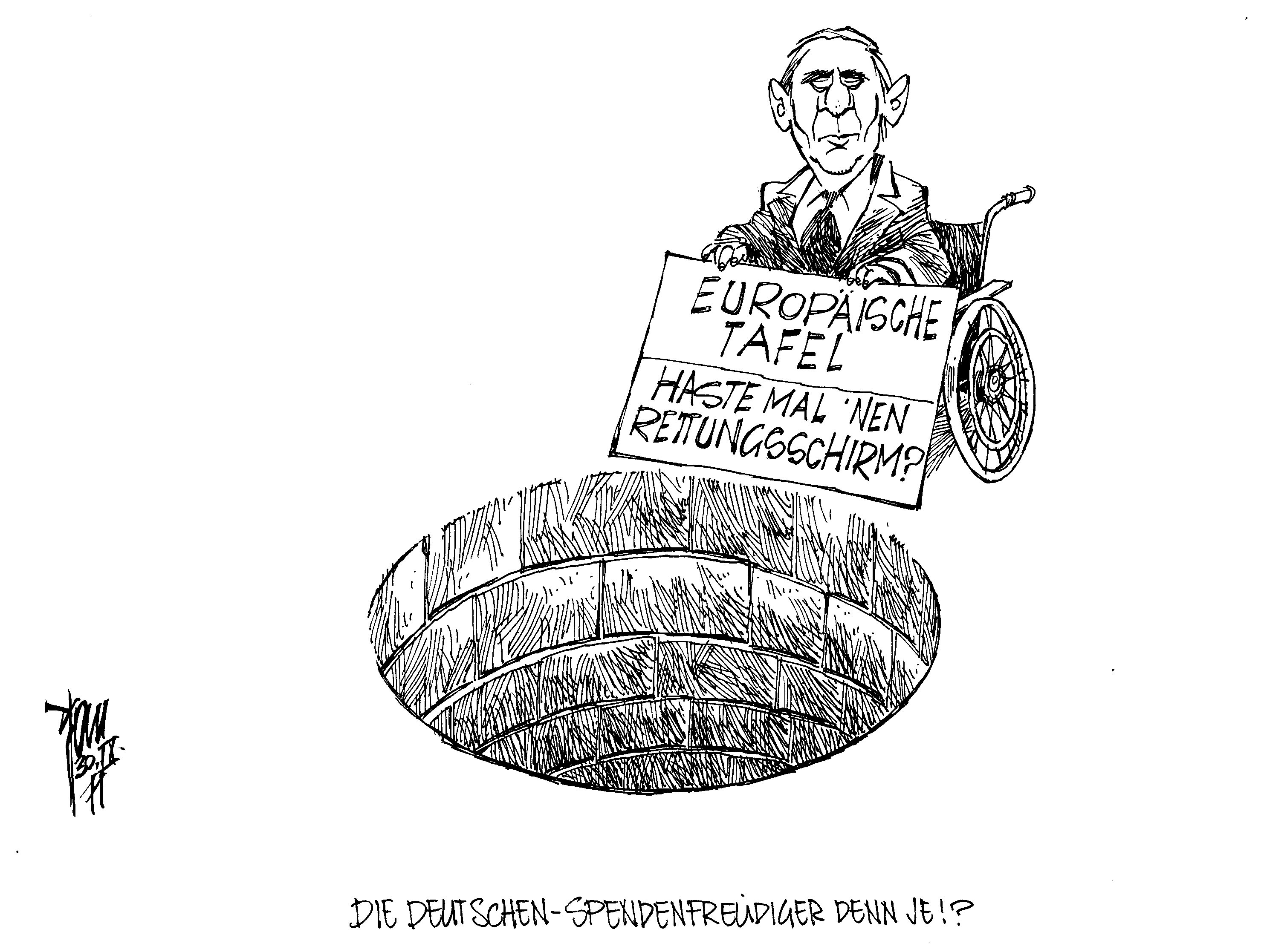 Euro Rettung, Aktuelle Karikaturen