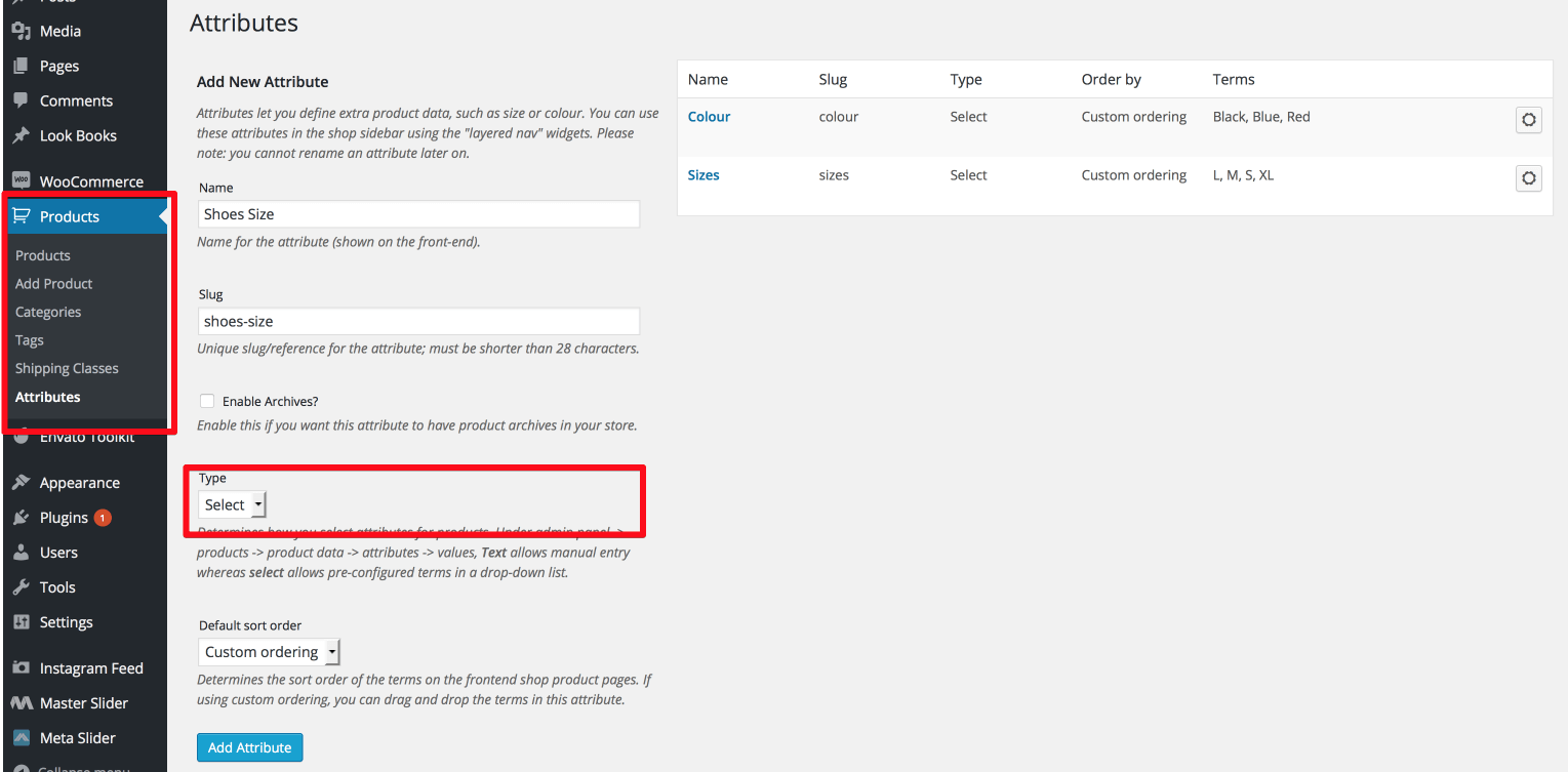 Create product attributes HelpDesk