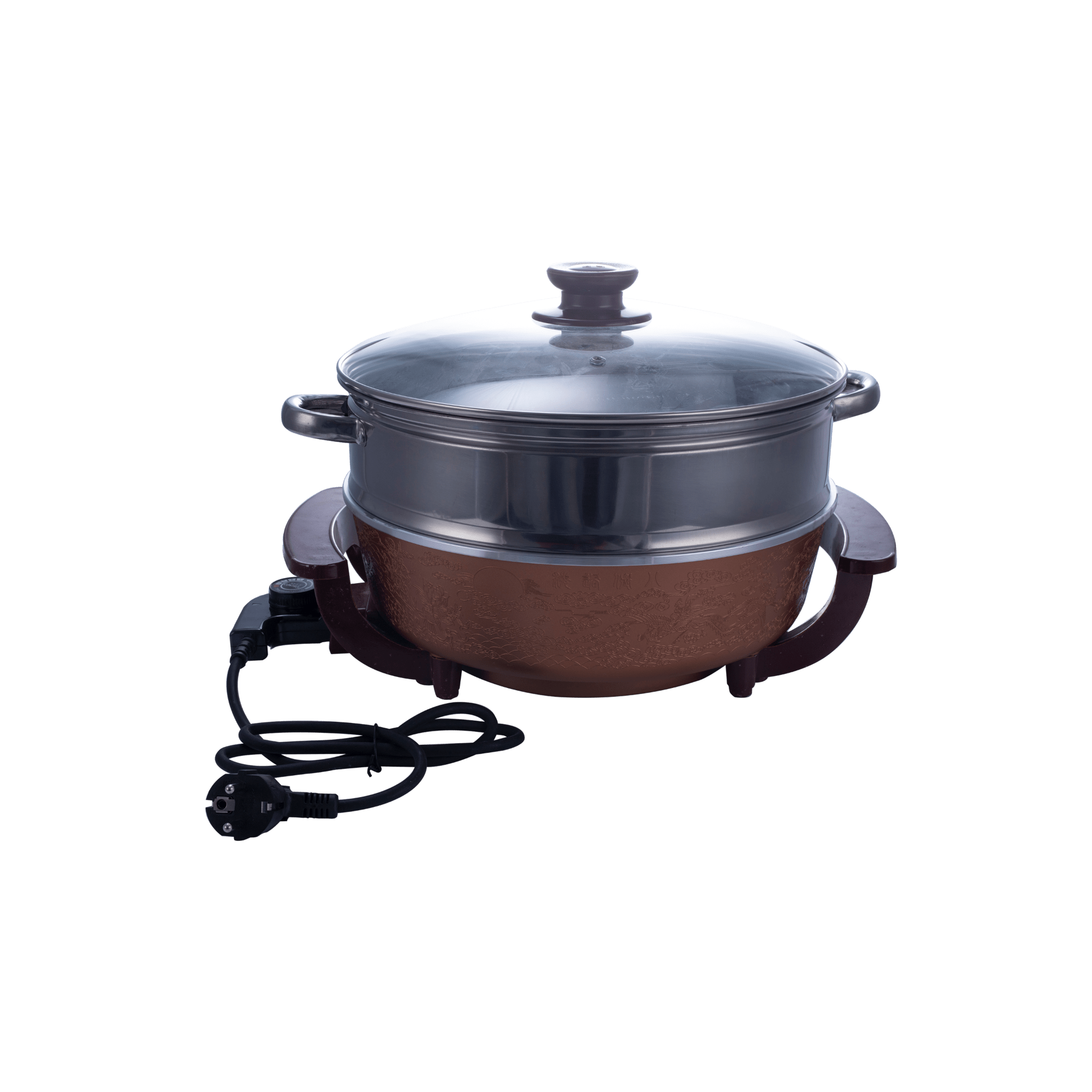 Electric Steamer Cum Baking Pan 1800W JANTA STEEL