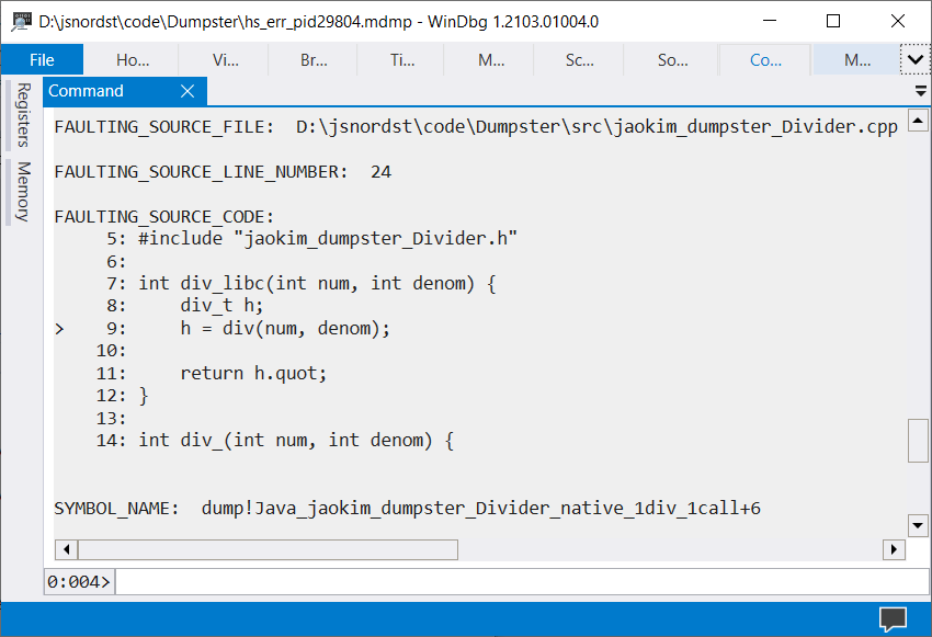 “Failed to write core dump” jaokim’s blog