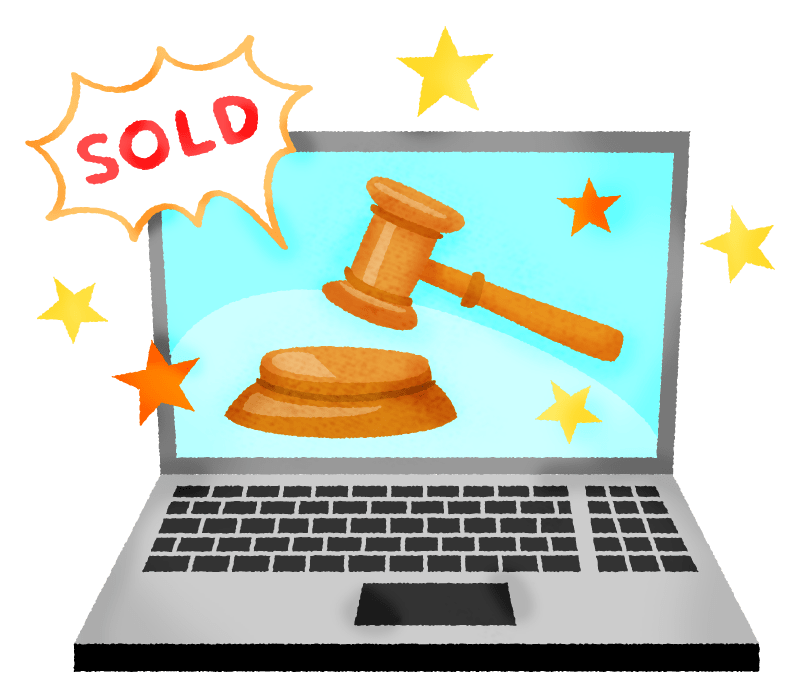 Online auction Free Clipart Illustrations Japaclip