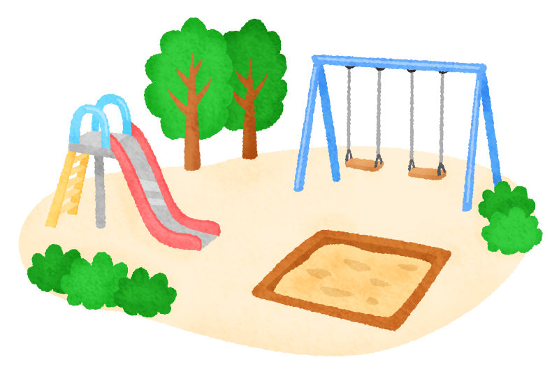 手描きの地図素材 イラスト素材 [ 3932528 ] - フォトライブラリー Photolibrary 遊具がある公園の無料イラスト | フリーイラスト素材集 ジャパクリップ