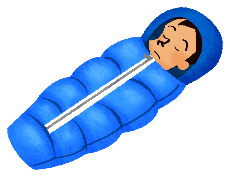 Free Clipart Of Sleeping Bag