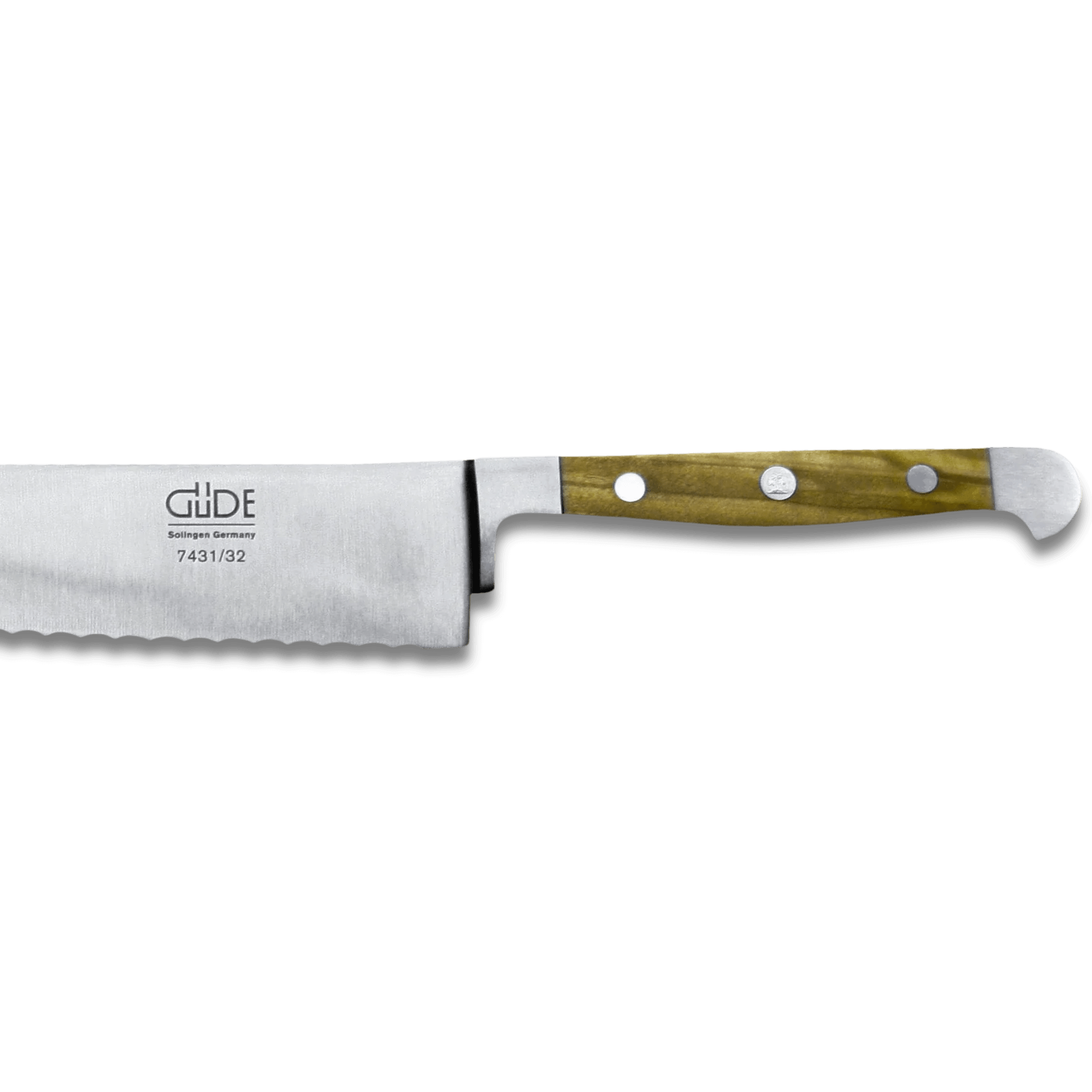 Made in GermanyGÜDE Alpha Olive Bread Knife 8"