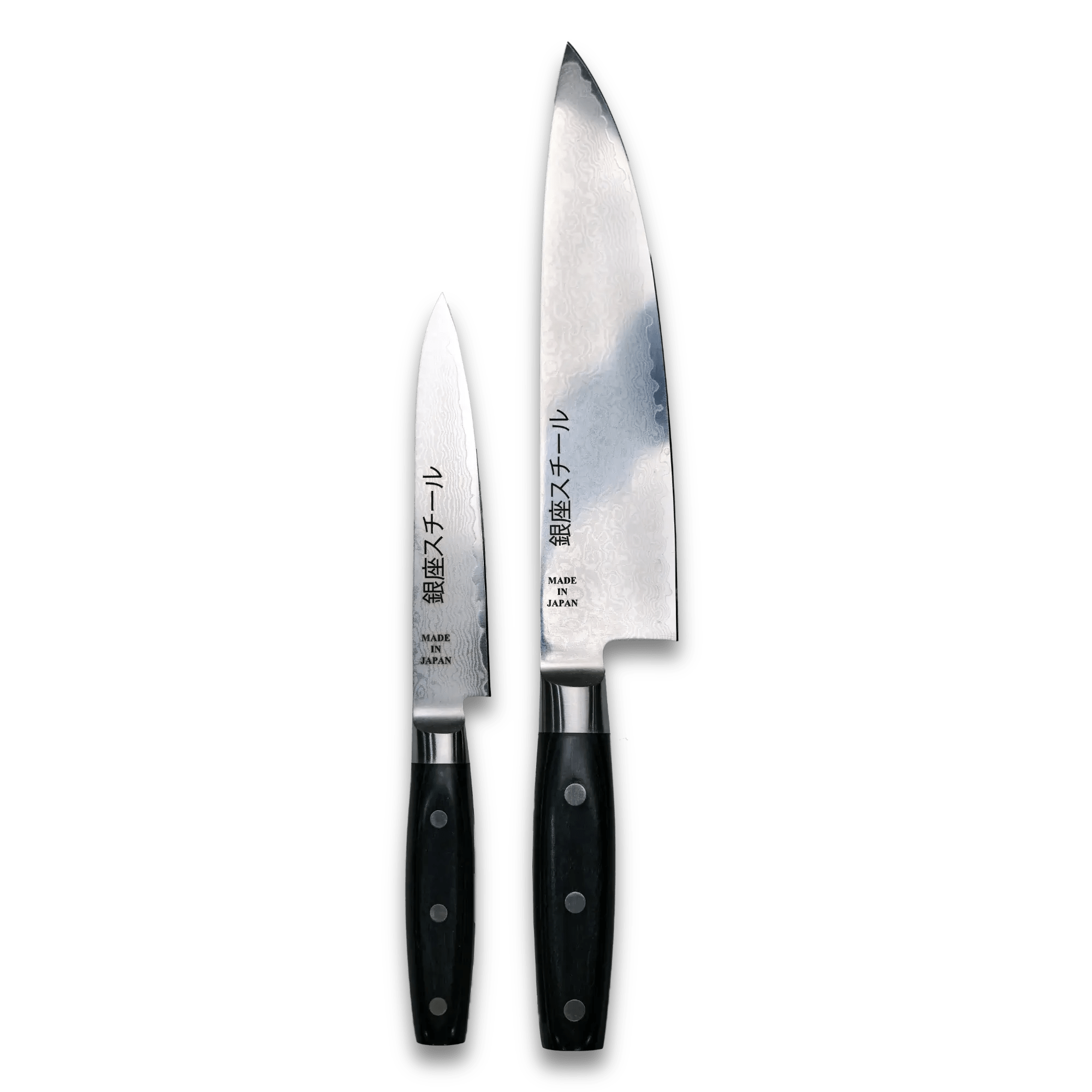 HAYAMI TWO VG10 Damascus Knife Set Made in Japan