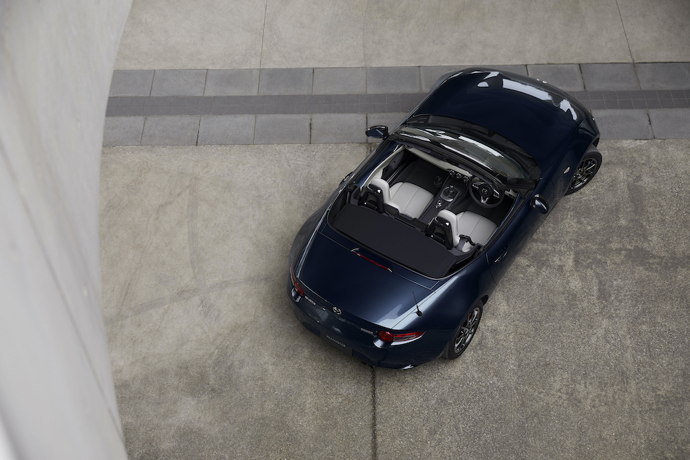 The MX5 Miata’s new 2021 color scheme evokes one of the most exclusive