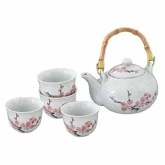 Cherry Blossom Japanese Tea Set