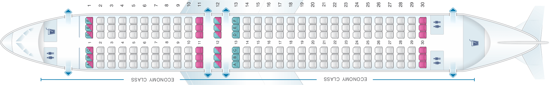 A320 Jetstar Seat Map