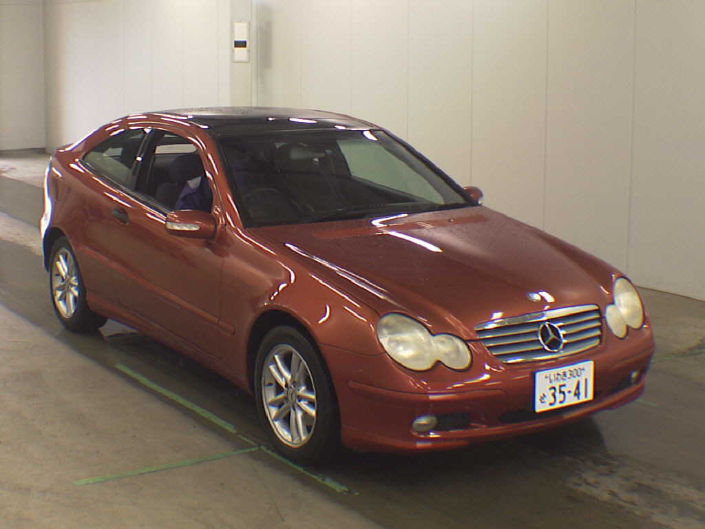 2001 MercedesBenz C Class Sports Coupe C200 KOMPRESSOR Japan Quality Exports