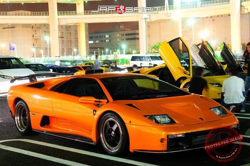 Orange color Diablo, Murcielago, Gallardo JAP SPIRIT