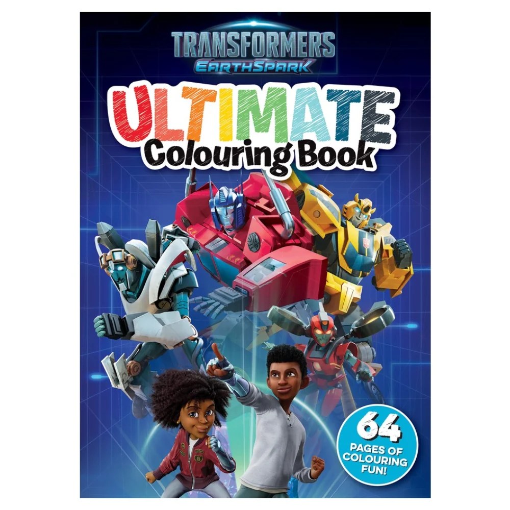Transformers Earthspark Ultimate Colouring Book JaqJnr