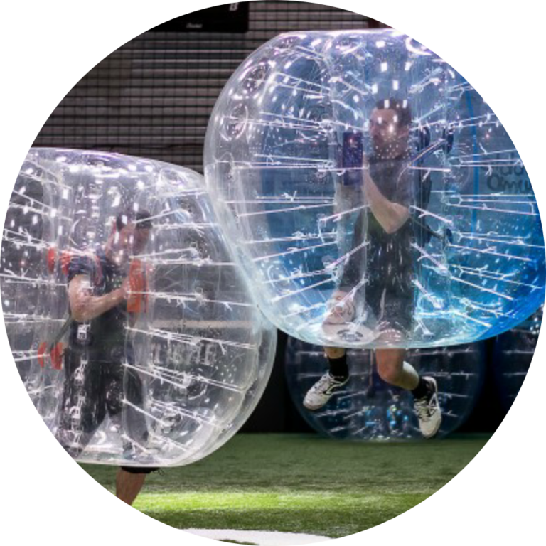Bubble Ball Bubble Ball is a protective, safe, inflatable ball.