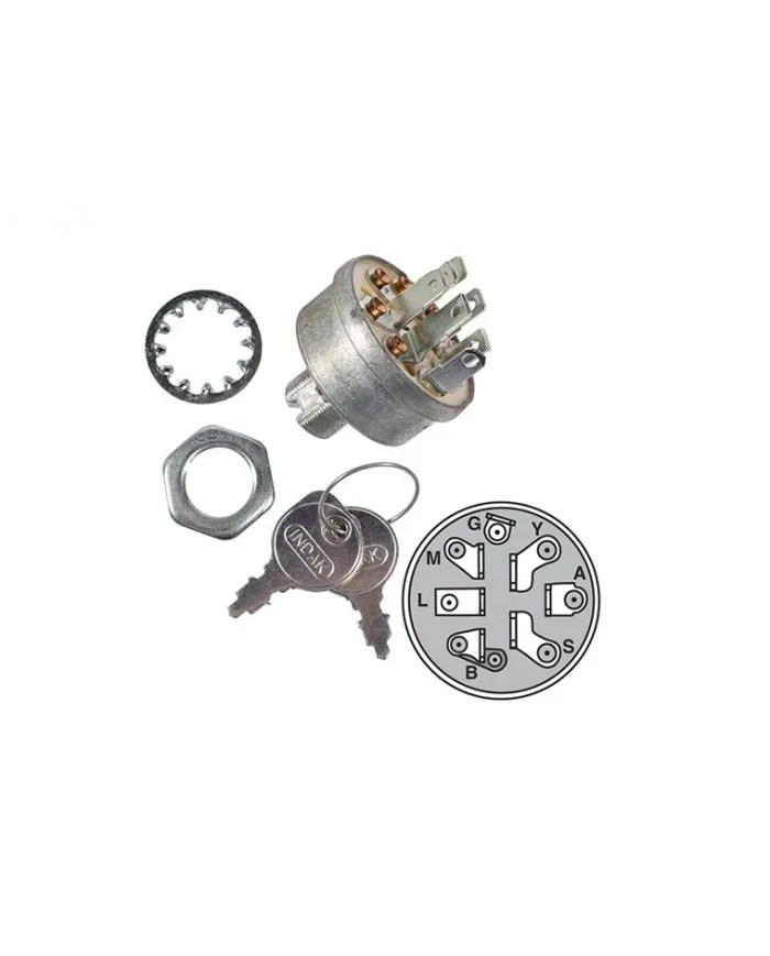 SWITCH DE ENCENDIDO METALICO 7 PATAS