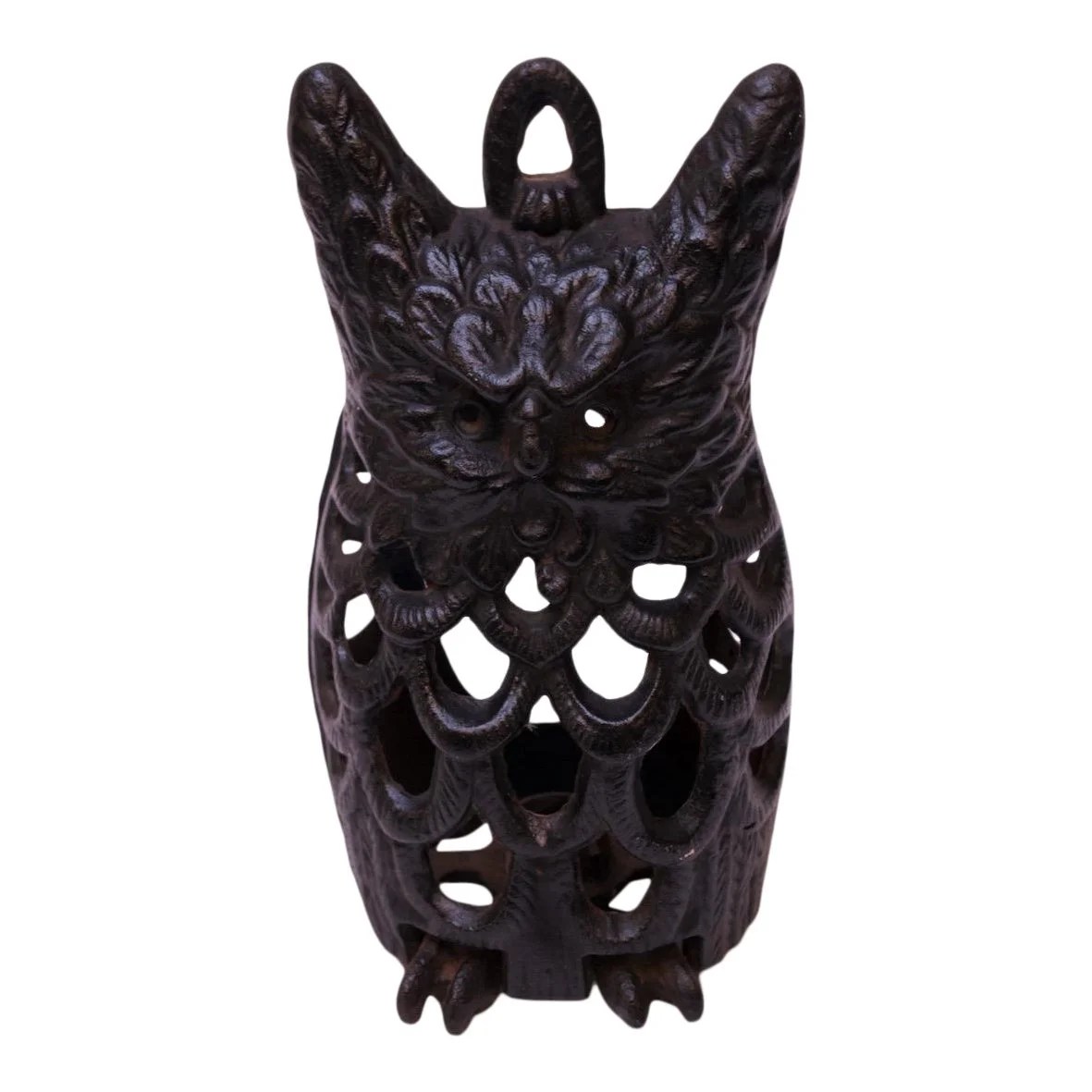 Vintage Cast Iron Owl Candle Holder at Jeffery Miller blog