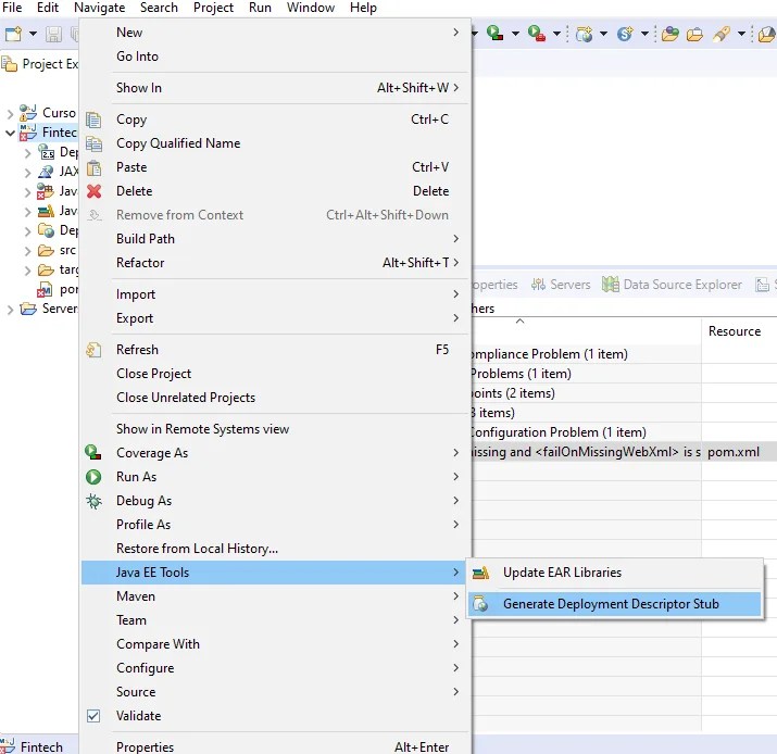 Maven Eclipse error web.xml is missing and failOnMissingXml is set