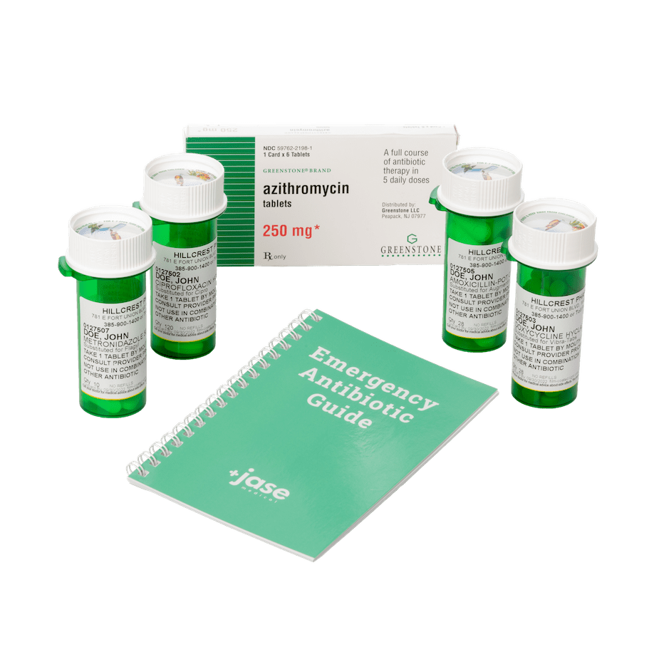 Emergency Antibiotic Kit Pricing and Details JASE Medical