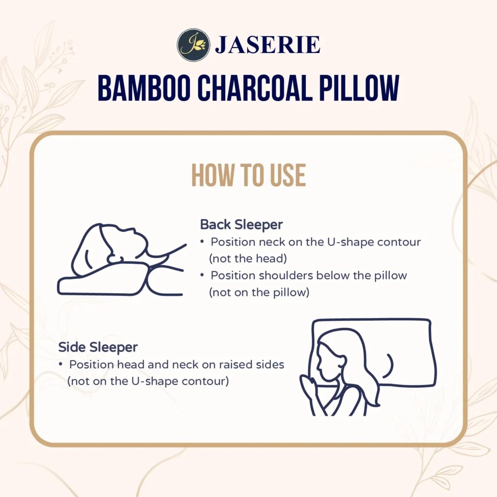 Jaserie Bamboo Charcoal Pillow Jaserie