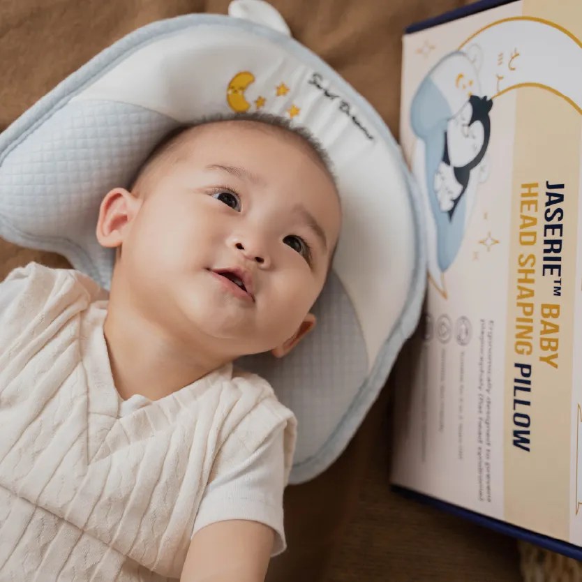 JASERIE® Baby Head Shaping Pillow Solves Plagiocephaly