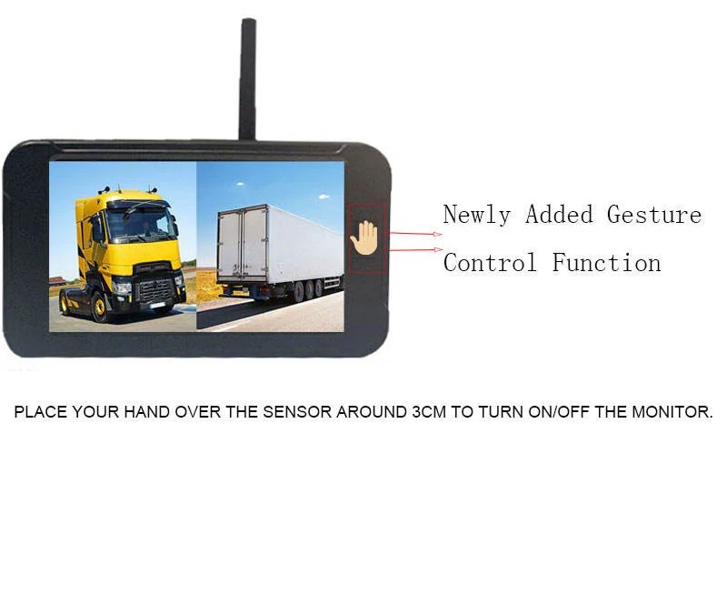 Premium Wireless Reversing Camera Solar Power 2 Camera