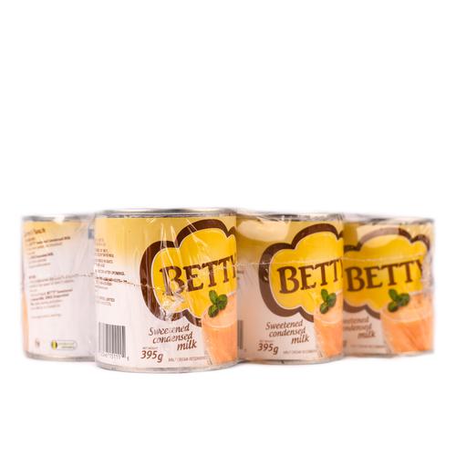 Betty Sweetened Condensed Milk 6 units 395 g JA SHOPEASY