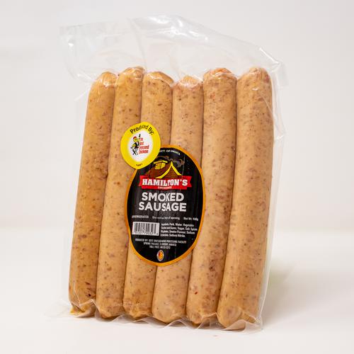 Hamilton's Smoked Sausage 900 g / 1.9 lb JA SHOPEASY